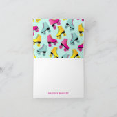 Roller Skate Retro Skaten Danke Stationär (Innenseite)