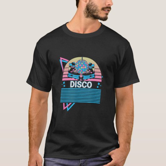 Roller Skate Roller Skating Retro Disco T-Shirt (Vorderseite)