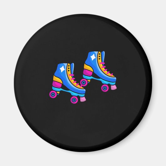 Roller-Skate Rollerblading Inline-Skaten-Geschenk Magnet (Vorne)