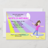 ROLLER SKATE Rollerskating 12x18 Geburtstag Einladung (Vorderseite)