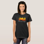 Roller-Skate Rollerskating Aighties Outfit 70er P T-Shirt (Vorne ganz)