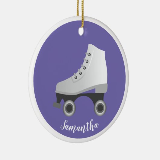 Roller Skate Rollerskating Keramik Ornament (Rechts)