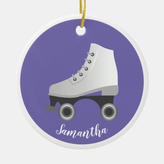 Roller Skate Rollerskating Keramik Ornament (Vorne)
