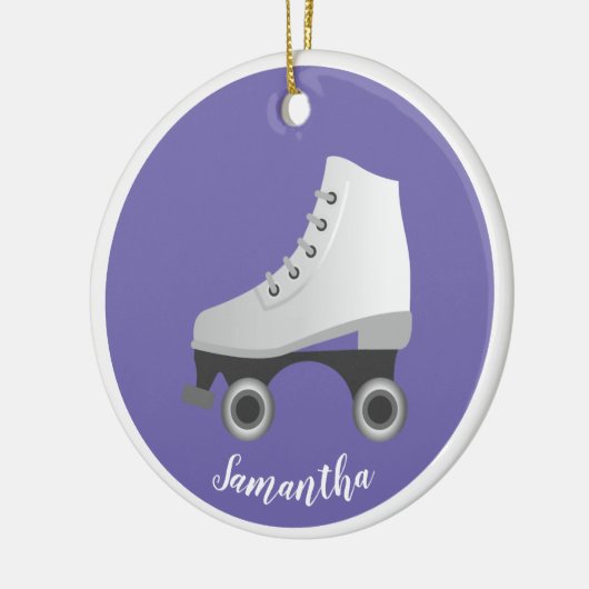 Roller Skate Rollerskating Keramik Ornament (Links)