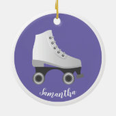 Roller Skate Rollerskating Keramik Ornament (Hinten)