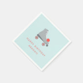 Roller-Skate Serviette (Ecke)