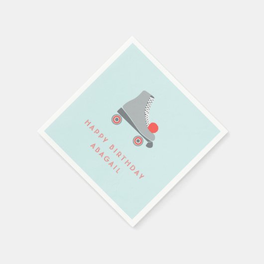 Roller-Skate Serviette (Ecke)