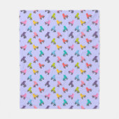 Roller-Skate Skaten Design Fleece Blanket (Vorderseite)