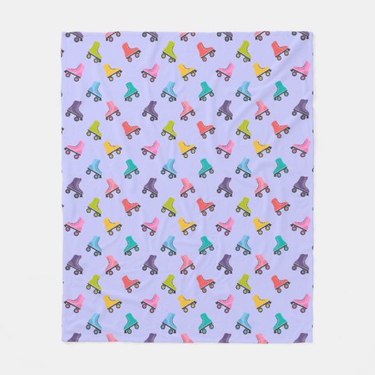 Roller-Skate Skaten Design Fleece Blanket (Vorderseite)