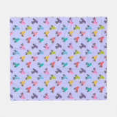 Roller-Skate Skaten Design Fleece Blanket (Vorderseite (Horizontal))