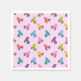 Roller Skate Skaten Design Napkins Serviette