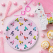 Roller-Skate, Skaten-Design-Papierplatte Pappteller (Party)