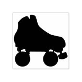 Roller-Skate/Skaten Gummistempel (Prägung)