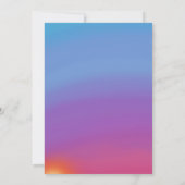 Roller-Skate, Skaten-Party, Roller Disco-Glitzer Einladung (Rückseite)