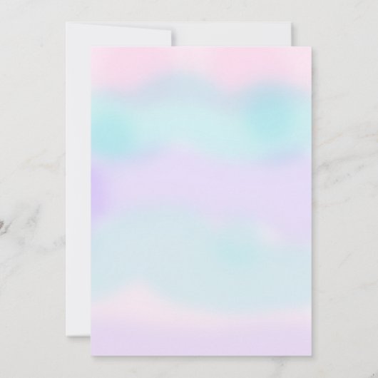 Roller-Skate, Skaten-Party, Roller Disco-Glitzer Einladung (Rückseite)