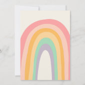 Roller Skate Skaten Retro Groovy Geburtstagsparty Einladung (Rückseite)