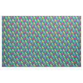 Roller-Skate Skaten Rink Retro Aquamarin Stoff (Fat Quarter (45,7 x 55,9 cm))