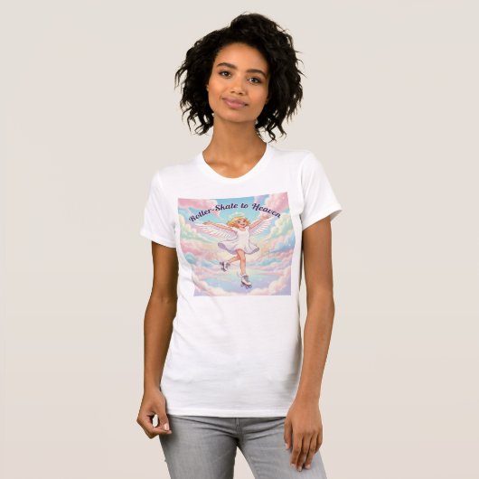Roller-Skate to Heaven — Gliding Through Life T-Shirt (Vorne ganz)