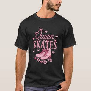 Roller Skaten 80er Roller Skater Queen of the Roll T-Shirt