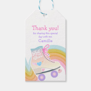 Roller Skaten Birthday Favor Geschenkanhänger