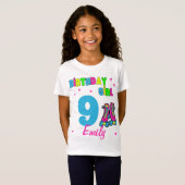 Roller Skaten Birthday Party Custom T-Shirt (Vorne ganz)