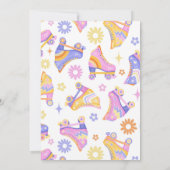 Roller Skaten Birthday Party Einladung (Rückseite)