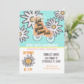 Roller Skaten Birthday Party Einladung (Stehend Vorderseite)