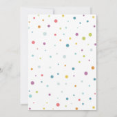 Roller Skaten Birthday Party Einladung in Weiß (Rückseite)