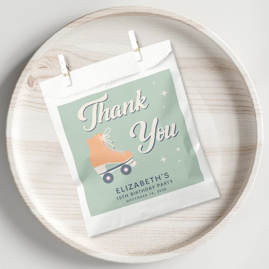 Roller Skaten Birthday Party Geschenktütchen