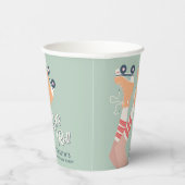 Roller Skaten Birthday Party Pappbecher (Rechts)