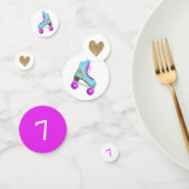 Roller Skaten Birthday Party Pink und Gold Konfetti (Gruppe)
