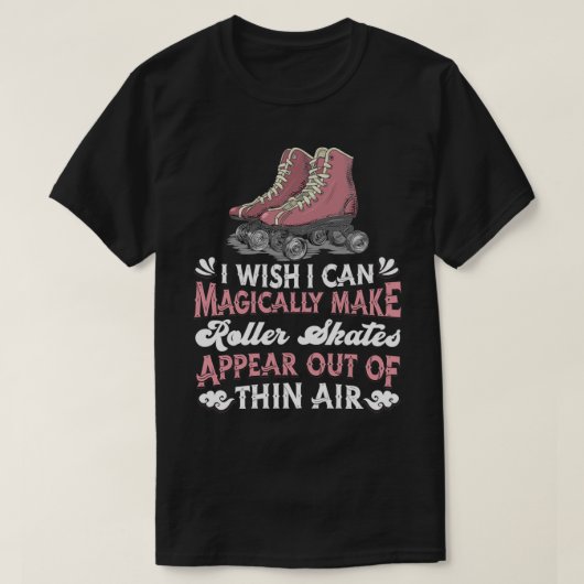 Roller Skaten Derby Skater 70er Magical Roller Ska T-Shirt (Design vorne)