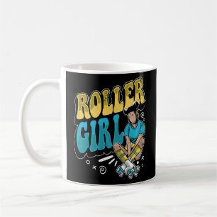 Roller Skaten Derby Skater 70er Skate Hobby Roll Kaffeetasse