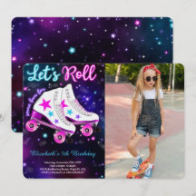 Roller Skaten Foto Einladung