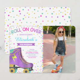Roller Skaten Foto Einladung
