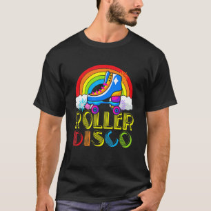 Roller Skaten Girl Party Disco Roller Skate Skate T-Shirt