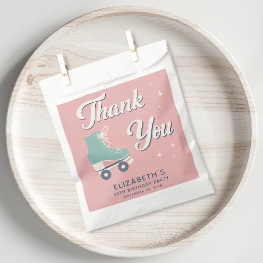 Roller Skaten Girls Geburtstagsparty Geschenktütchen