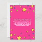 Roller Skaten Graduation Party Einladung Rosa (Rückseite)