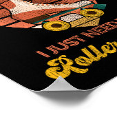 Roller Skaten Ich brauche keine Therapie, die ich Poster (Ecke)