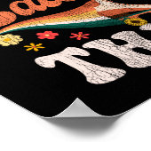 Roller-Skaten kann diesen Retro der 70er Jahre nic Poster (Ecke)