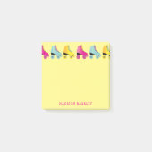 Roller Skaten Kid's Niedlicher Retro-Skate Post-it Klebezettel (Vorderseite)