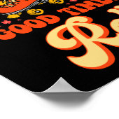 Roller Skaten Ließ die Good Times Roll 1970S Retro Poster (Ecke)