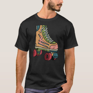 Roller Skaten Men Women 80er Roller Derby Rollersk T-Shirt