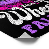 Roller Skaten, mit dem ich bis zu den Rädern rolle Poster (Ecke)