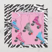 Roller-Skaten-Party Einladungen (Vorne/Hinten)