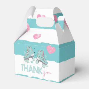 Roller Skaten Pastel Birthday Vielen Dank Geschenkschachtel