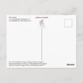 Roller-Skaten Postkarte (Rückseite)