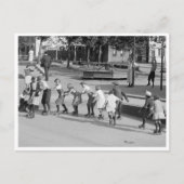 Roller-Skaten Postkarte (Vorderseite)