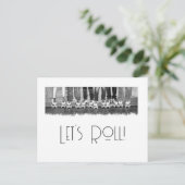 Roller-Skaten-Postkarte Postkarte (Stehend Vorderseite)
