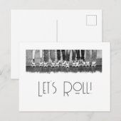 Roller-Skaten-Postkarte Postkarte (Vorne/Hinten)